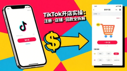 TikTok从开店到投流的进阶课,从基础实操到高阶技巧一网打尽-51网创资源