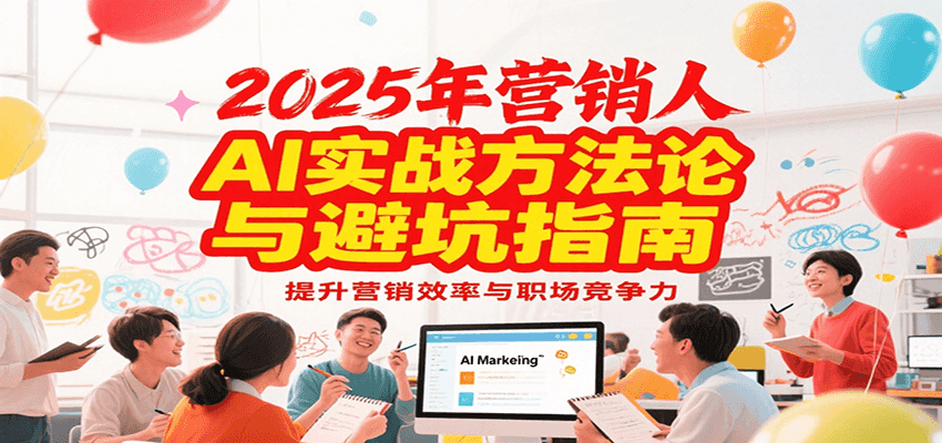 2025年营销实战方法论与避坑指南，利用AI提升营销效率与职场竞争力-51网创资源