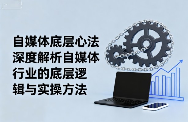 自媒体底层心法，深度解析自媒体行业的底层逻辑与实操方法-51网创资源
